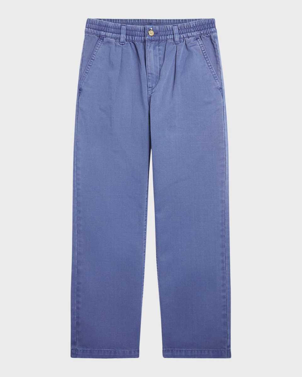 Boy's Cotton Twill Easy Straight-Leg Pants, Size 8-20